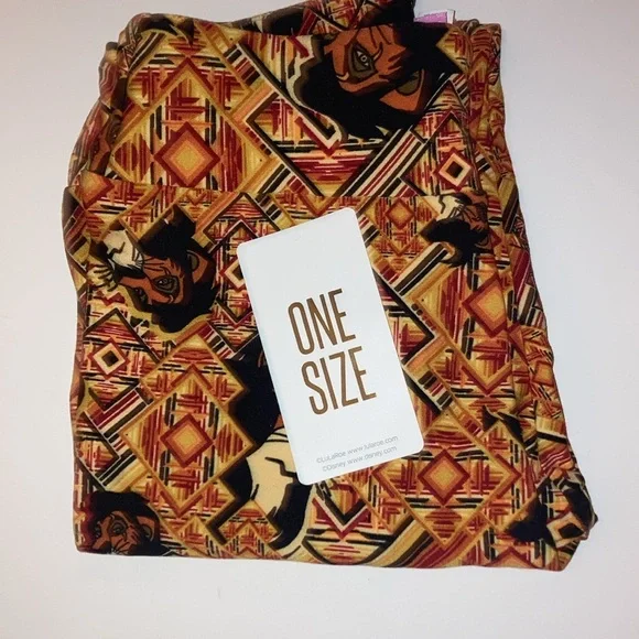 Disney LuLaRoe Lion King Leggings Scar - Picture 3 of 4